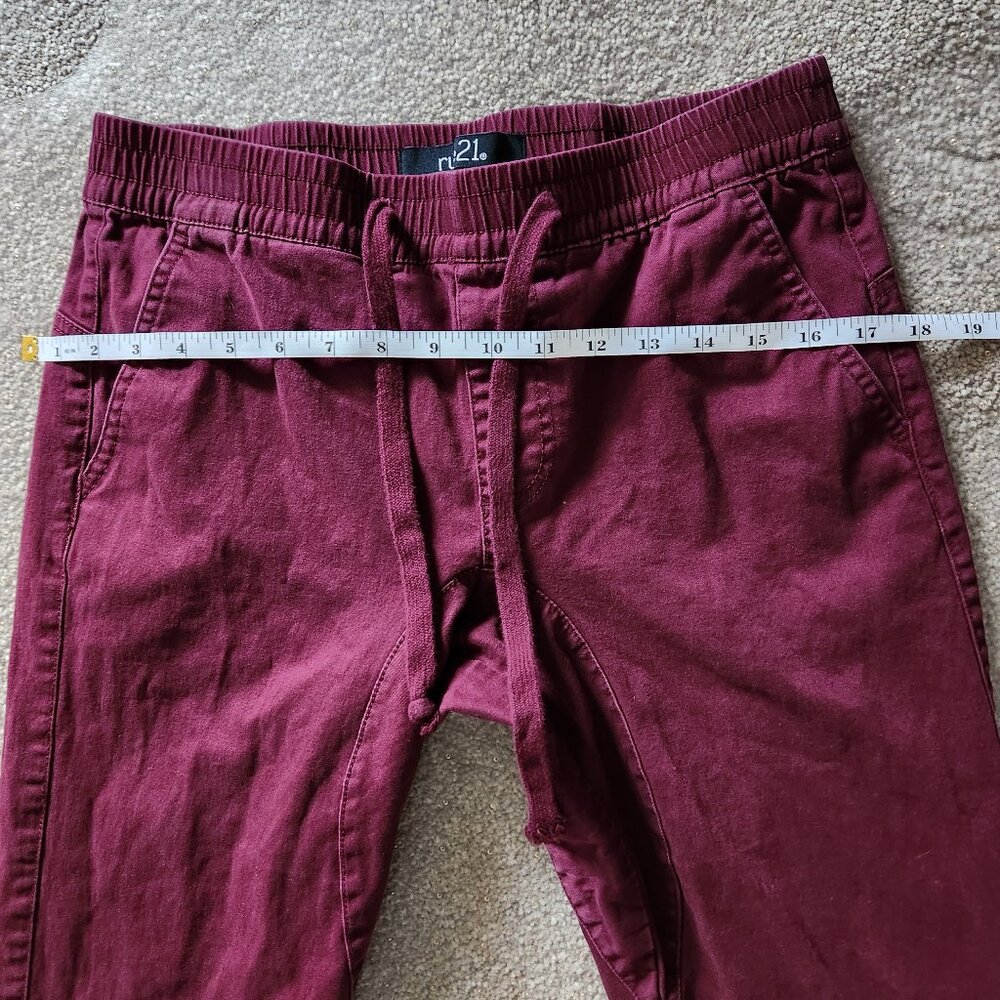 Rue 21 burgundy pants M - Picture 3 of 13